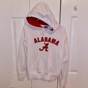 White and red Alabama Sweatshirt size small